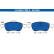 Brake pad set, disc brake 13.0460-7380.2 ATE