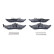 Brake Pad Set, disc brake 13.0460-8004.2 ATE, Thumbnail 3