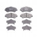 Brake Pad Set, disc brake 13.0460-8013.2 ATE