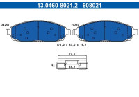Brake pad set, disc brake 13.0460-8021.2 ATE