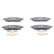 Brake pad set, disc brake 13.0460-8021.2 ATE, Thumbnail 2