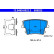 Brake pad set, disc brake 13.0460-8022.2 ATE