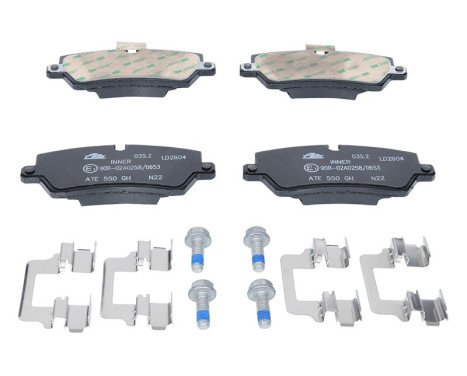 Brake pad set, disc brake 13.0470-2604.2 ATE, Image 2