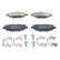 Brake pad set, disc brake 13.0470-2604.2 ATE, Thumbnail 2