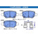 Brake pad set, disc brake 13.0470-2638.2 ATE