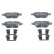 Brake pad set, disc brake 13.0470-2638.2 ATE, Thumbnail 2