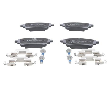 Brake pad set, disc brake 13.0470-2647.2 ATE, Image 2