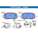Brake pad set, disc brake 13.0470-2648.2 ATE