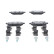 Brake pad set, disc brake 13.0470-2648.2 ATE, Thumbnail 2
