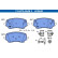Brake pad set, disc brake 13.0470-2649.2 ATE