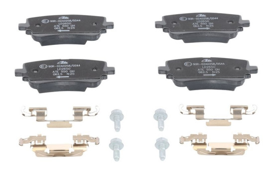 Brake pad set, disc brake 13.0470-2650.2 ATE, Image 2
