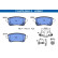 Brake pad set, disc brake 13.0470-2651.2 ATE