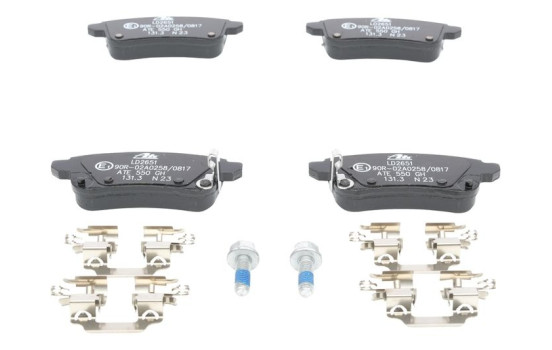 Brake pad set, disc brake 13.0470-2651.2 ATE, Image 2