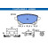 Brake pad set, disc brake 13.0470-2652.2 ATE