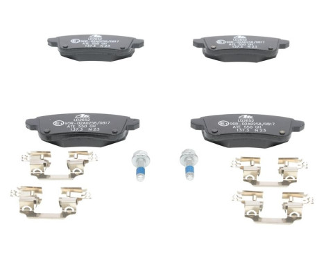 Brake pad set, disc brake 13.0470-2652.2 ATE, Image 2