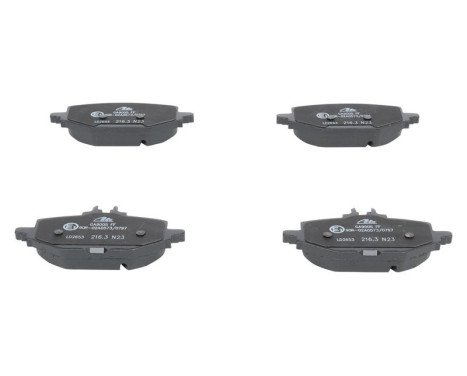 Brake pad set, disc brake 13.0470-2653.2 ATE, Image 2