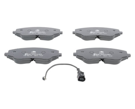Brake pad set, disc brake 13.0470-2654.2 ATE, Image 2