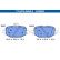 Brake pad set, disc brake 13.0470-2655.2 ATE
