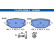 Brake pad set, disc brake 13.0470-2656.2 ATE
