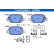 Brake pad set, disc brake 13.0470-2658.2 ATE