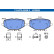 Brake pad set, disc brake 13.0470-2659.2 ATE