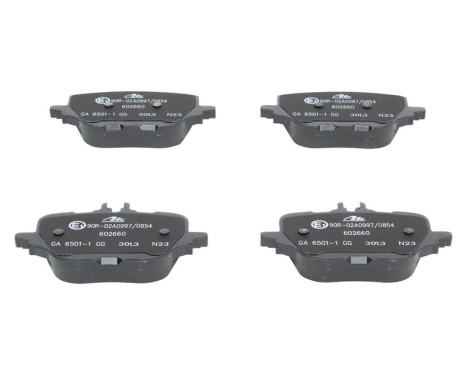 Brake pad set, disc brake 13.0470-2660.2 ATE, Image 2