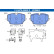 Brake pad set, disc brake 13.0470-2663.2 ATE