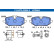 Brake pad set, disc brake 13.0470-2664.2 ATE