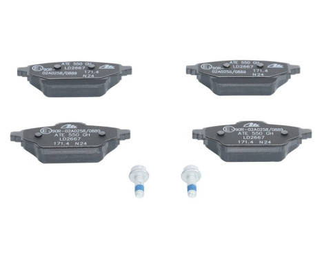 Brake pad set, disc brake 13.0470-2667.2 ATE, Image 2