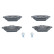 Brake pad set, disc brake 13.0470-2667.2 ATE, Thumbnail 2