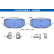 Brake pad set, disc brake 13.0470-2668.2 ATE