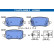 Brake pad set, disc brake 13.0470-2669.2 ATE