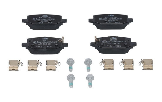 Brake pad set, disc brake 13.0470-2671.2 ATE, Image 2