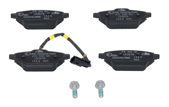 Brake pad set, disc brake 13.0470-2676.2 ATE, Image 2