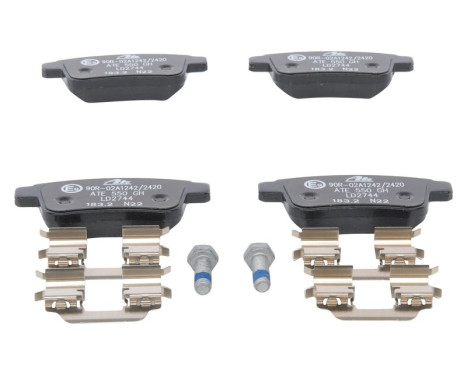 Brake pad set, disc brake 13.0470-2744.2 ATE, Image 2