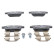 Brake pad set, disc brake 13.0470-2744.2 ATE, Thumbnail 2