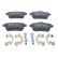 Brake pad set, disc brake 13.0470-2780.2 ATE, Thumbnail 2
