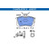 Brake pad set, disc brake 13.0470-2787.2 ATE