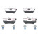 Brake pad set, disc brake 13.0470-2787.2 ATE, Thumbnail 2