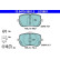 Brake pad set, disc brake 13.0470-3881.2 ATE