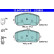 Brake pad set, disc brake 13.0470-3882.2 ATE