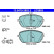 Brake pad set, disc brake 13.0470-3883.2 ATE