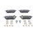 Brake pad set, disc brake 13.0470-3888.2 ATE, Thumbnail 2
