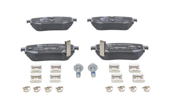Brake pad set, disc brake 13.0470-3888.2 ATE, Image 2