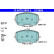 Brake pad set, disc brake 13.0470-3889.2 ATE