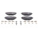 Brake pad set, disc brake 13.0470-3897.2 ATE, Thumbnail 2