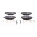 Brake pad set, disc brake 13.0470-3898.2 ATE, Thumbnail 2