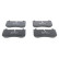 Brake pad set, disc brake 13.0470-4709.2 ATE, Thumbnail 2