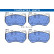 Brake pad set, disc brake 13.0470-4718.2 ATE