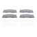 Brake pad set, disc brake 13.0470-4852.2 ATE, Thumbnail 2